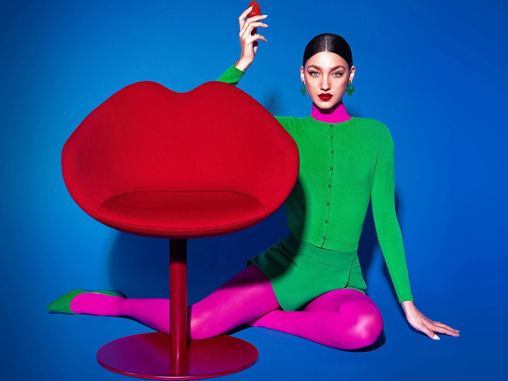 Тканевый стул Qeeboo XOXO ARCH-00134287 - Вид №2