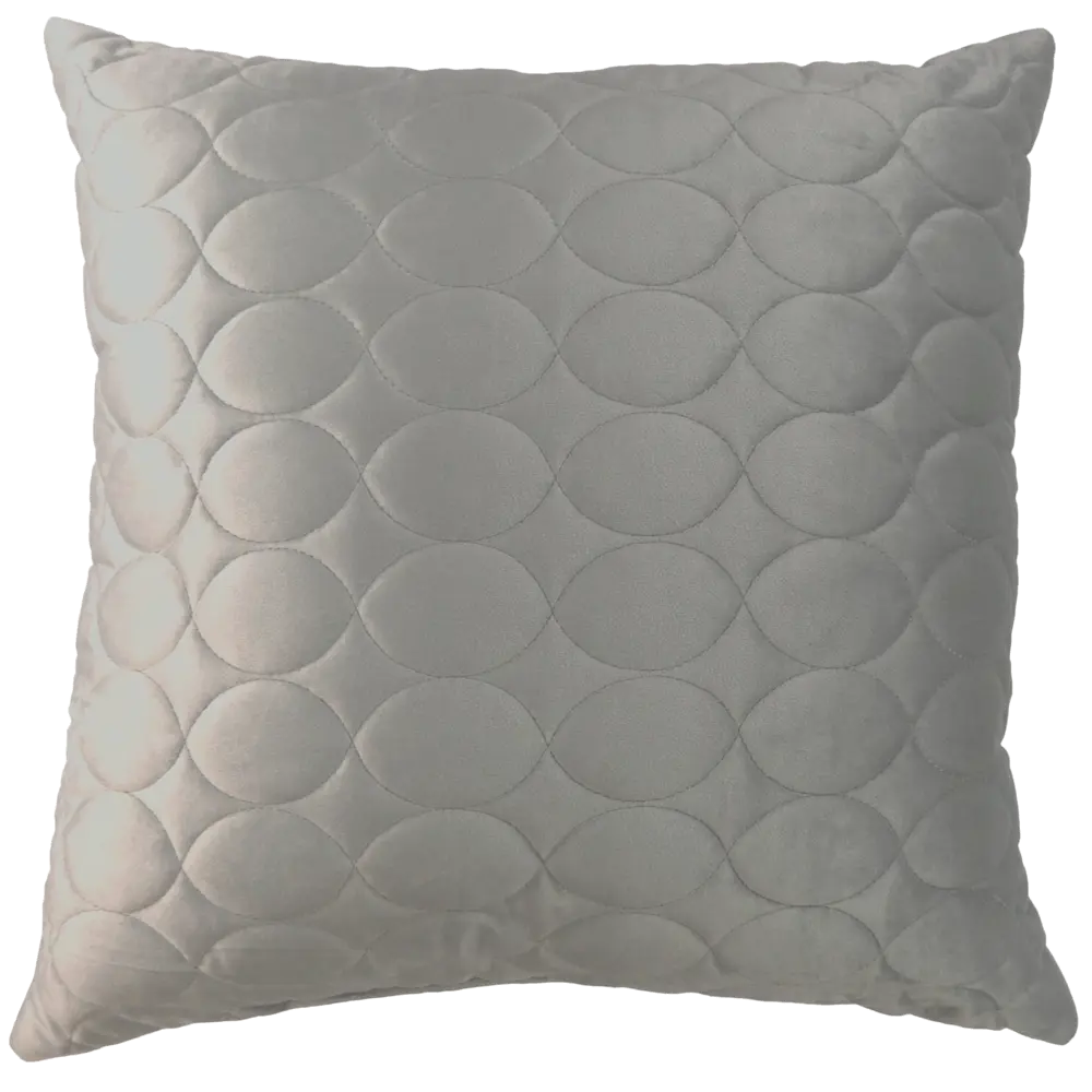 Подушка Овалы 50x50 см цвет серый 88110695 STLM-2160448 LINEN WAY 