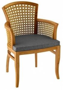 ASTELLO Садовое кресло из тикового дерева Deco с подлокотниками Tournesol Ts.sf1.f1
