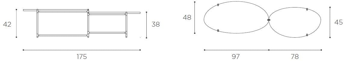 Журнальный столик из кварцита EPÒNIMO Big Sur ARCH-00114080 - Вид №3