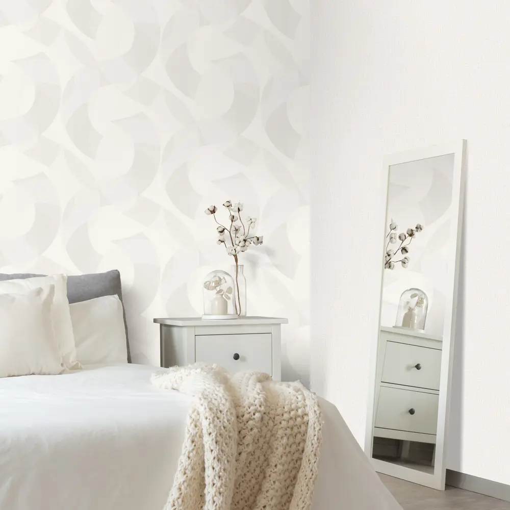 Обои флизелиновые Euro Decor Incas белые 1.06 м ED7123-00 88468844 STLM-2015029 - Вид №3