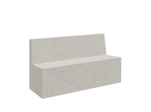 Бетонная скамья со спинкой