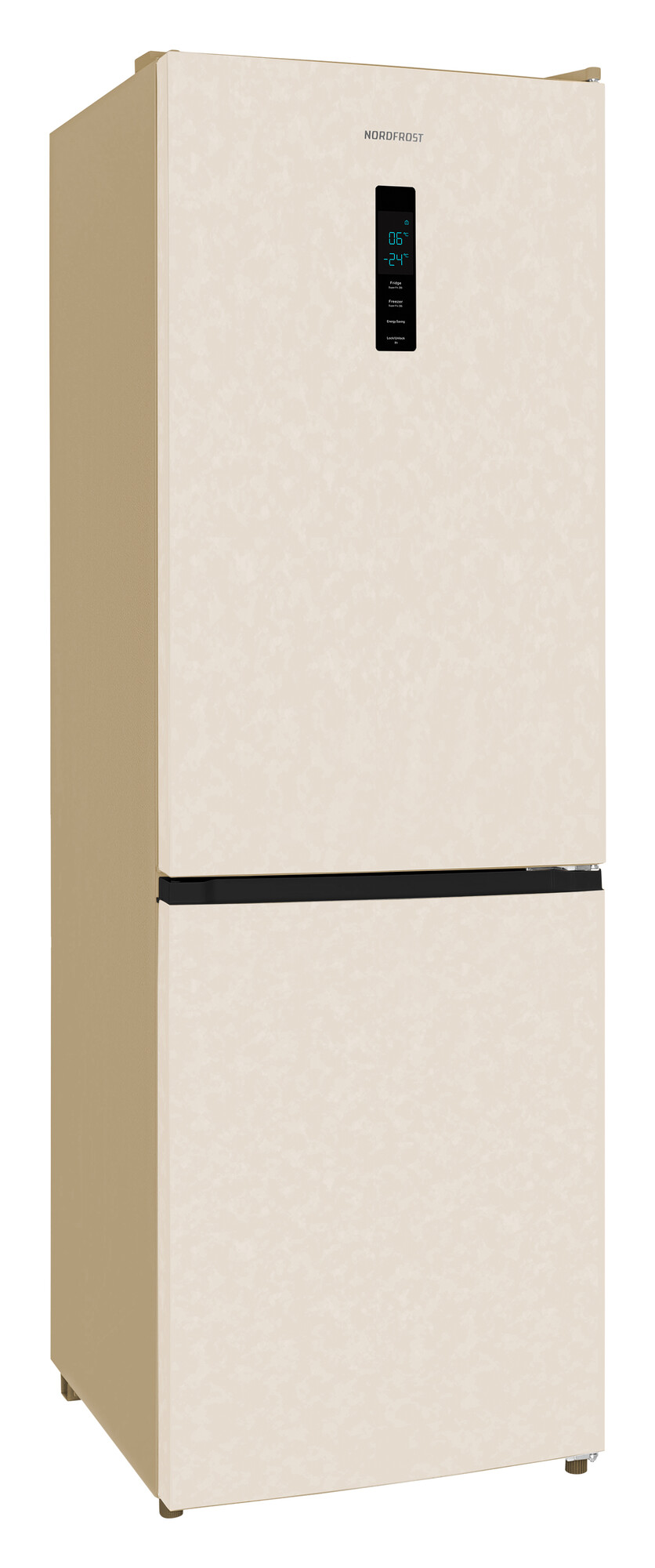 9069203 Холодильник с морозильником   Nordfrost RFC 350D NFYm бежевый STDN-0034208