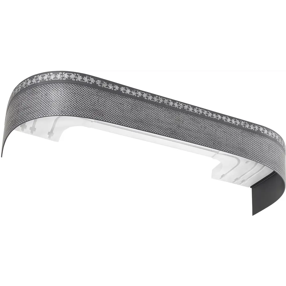 Карниз трехрядный составной Виват 240 пластик цвет графит антик DOMLEGRAND STLM-2000105