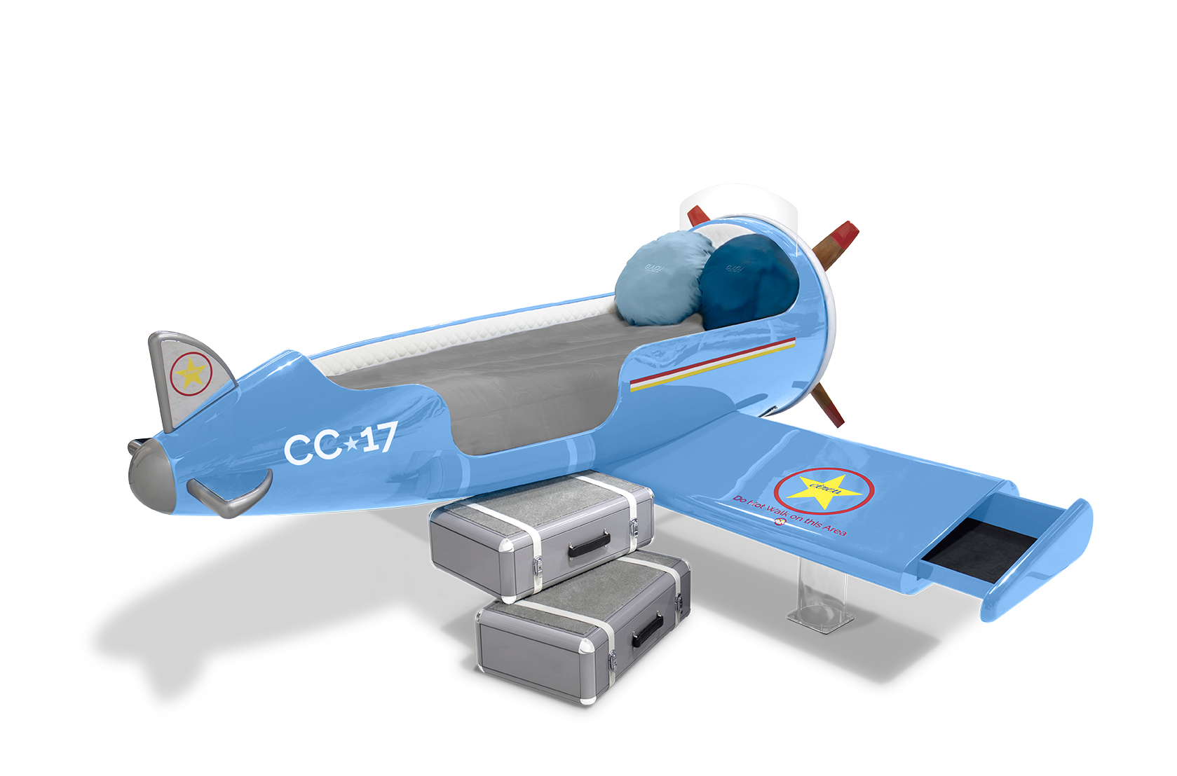 CIST20 Детская кровать самолет Sky One Circu  - Вид №5