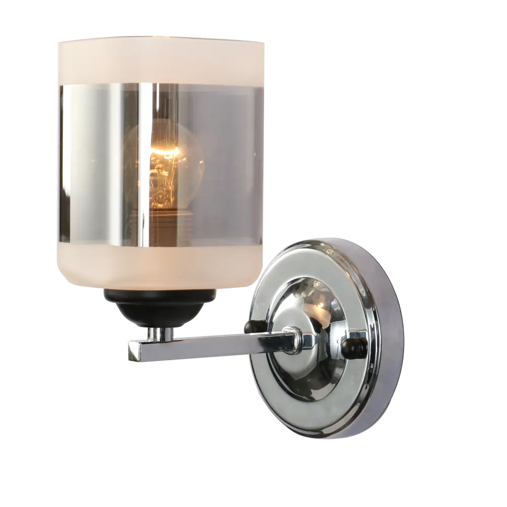 Бра Jlight Kira 3122/1W E27 60 В цвет черный/хром 83279079 STLM-2171226  - Вид №1