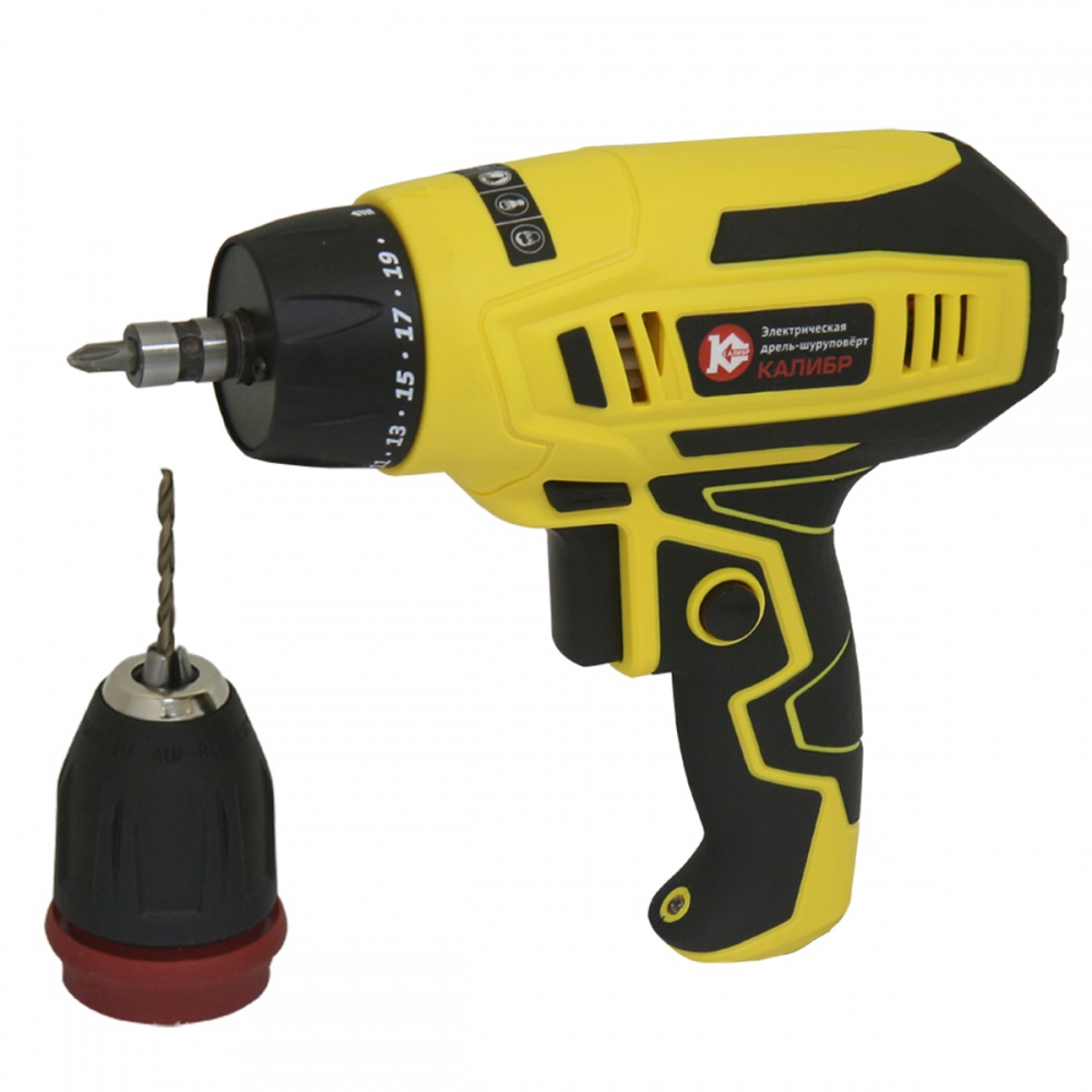 75898 Калибр Электрическая дрель-шуруповёрт   ДЭ- 550ШСМ  - Вид №5