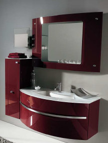 CL54 CALLA Комплект мебели для ванной комнаты 155 см ARDECO Ardeco S. R. L 42384 - Вид №1