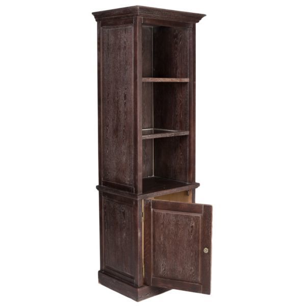 Шкаф книжный узкий коричневый PUSHA MH INTERIORS 062942 Коричневый  - Вид №8