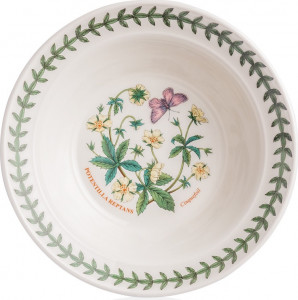 10624402 Portmeirion Тарелка для каши Portmeirion Ботанический сад.Лапчатка 15см, фарфор Фарфор