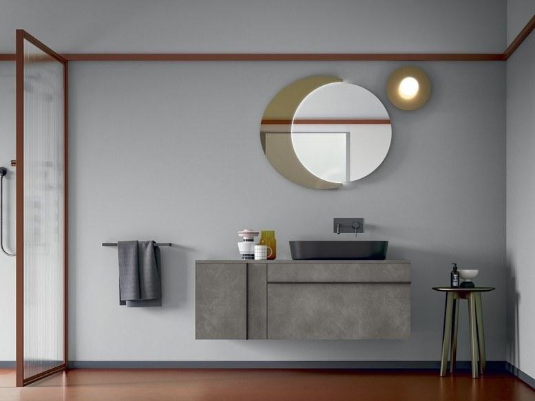 Birex Тумба под умывальник одинарная настенная, лакированная Sidéro sun-id-1378491 - Вид №1