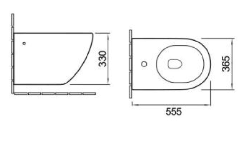 Биде подвесное SL-5058MB SANTILINE  - Вид №2