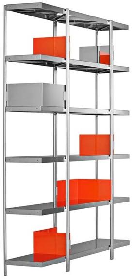 Driade Открытый книжный шкаф из стали и дерева sun-id-1388285 - Вид №1