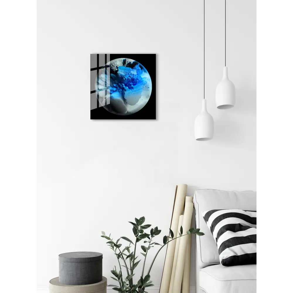 Картина на стекле «Космо» 40x40 см цвет голубой 82977318 STLM-2011421 ARTABOSKO  - Вид №5