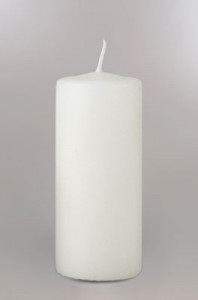 079301 Свеча пеньковая 5 х 11.5 см 181 г белая Омский Свечной