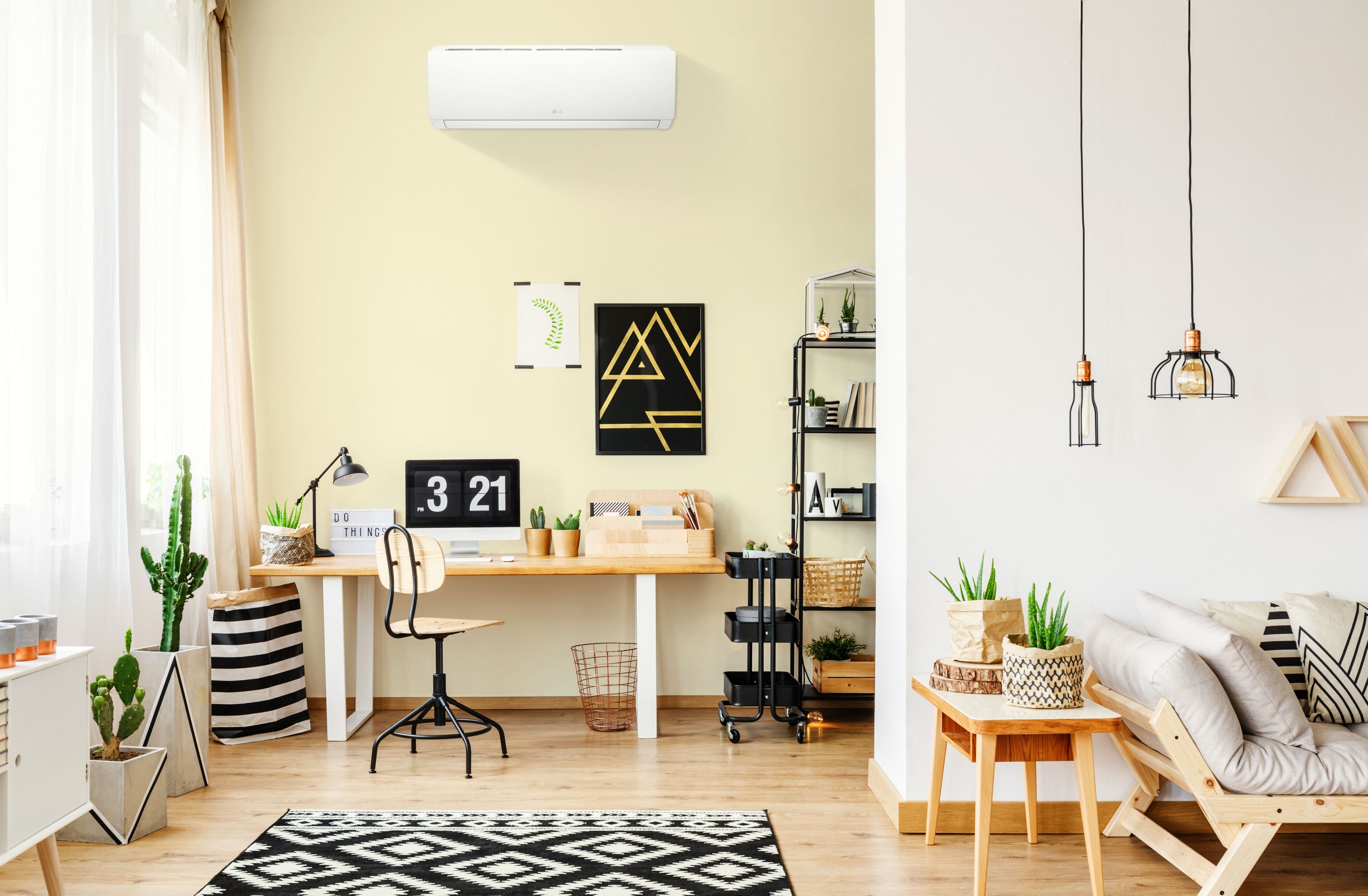 Настенный моно-сплит-кондиционер с инверторной системой LG Electronics Dualcool ARCH-00148274 - Вид №1