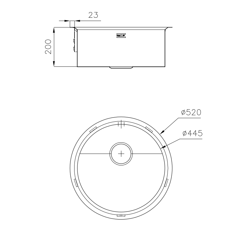 1222000 Мойка CQ 1222000 Fosterspa  - Вид №1
