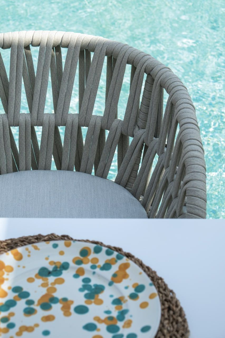 Штабелируемый садовый стул с подлокотниками DRIGANI Drop ARCH-00044870 - Вид №3