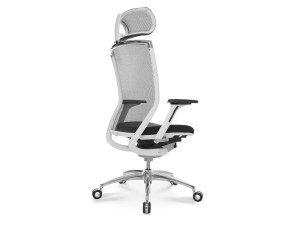 Сетчатое вращающееся офисное кресло с подголовником