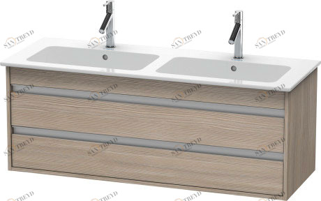 KT643203131 Ketho Тумбочка подвесная Сосна серебристая, декор Duravit