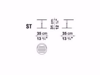 Журнальный столик из красного дерева B&B Italia Outdoor весна ARCH-00073488 - Вид №6