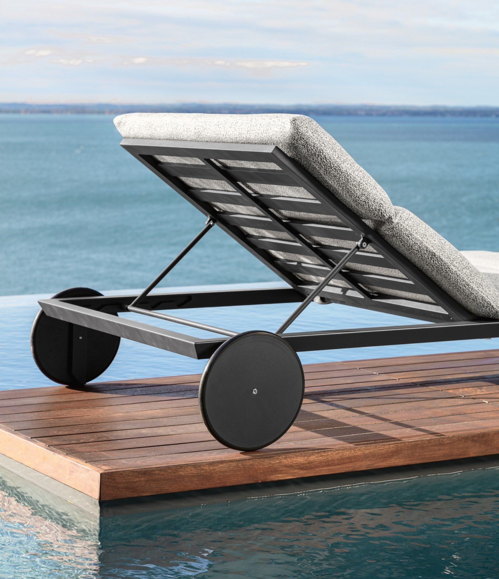 Тканевая откидная Садовая кровать с колесами Talenti Cruise Alu ARCH-00033812 - Вид №4