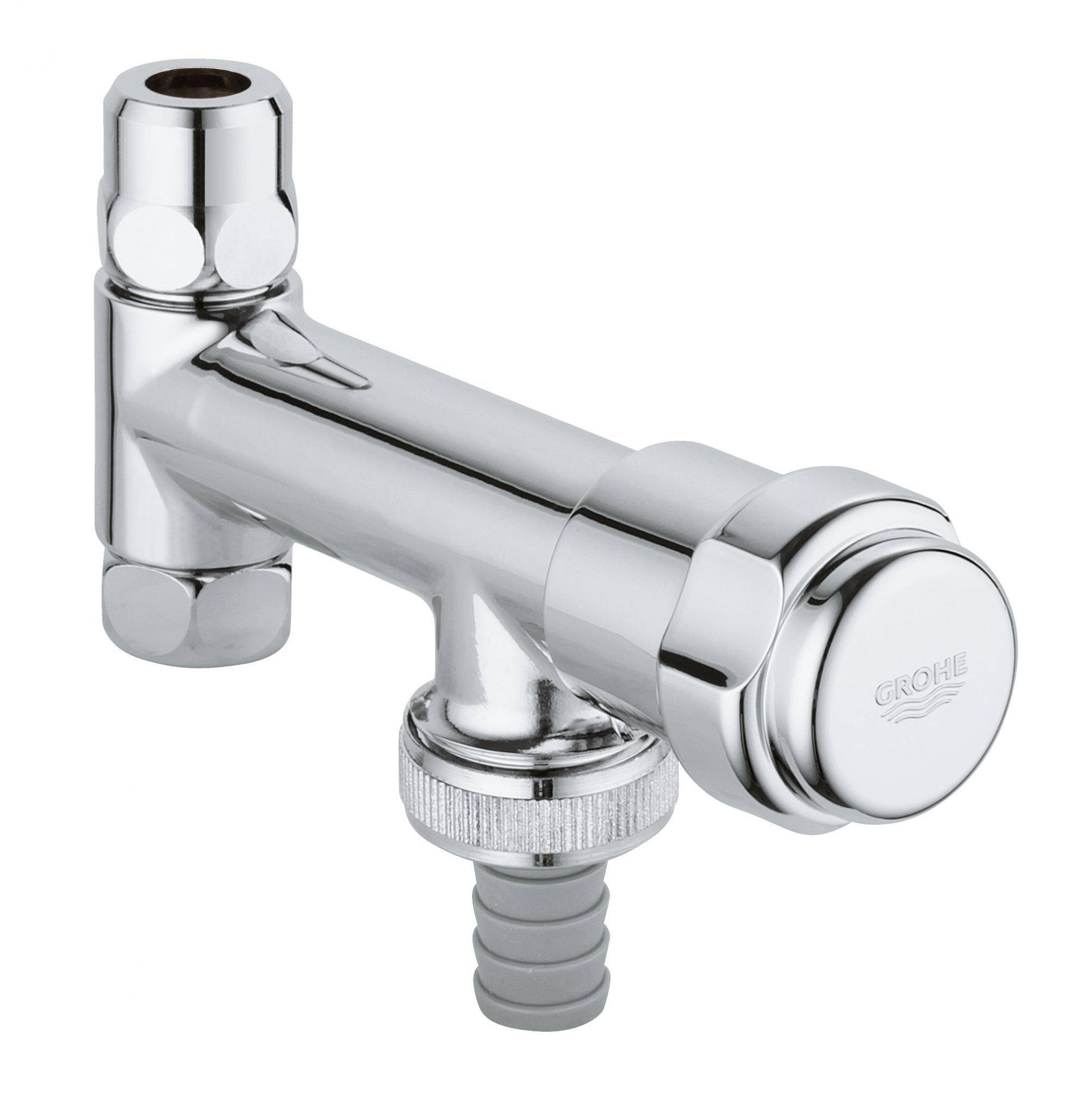Вентиль угловой для подключения GROHE 3/8 дюйма, хром (41030000) Spare Parts