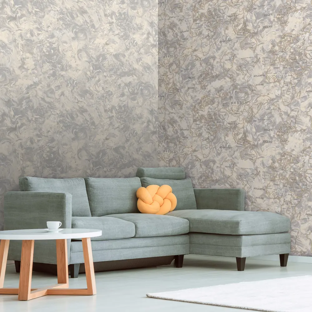 Обои флизелиновые Ornamy Tour серые 1.06 м OR8030-11 STLM-2117627 - Вид №3