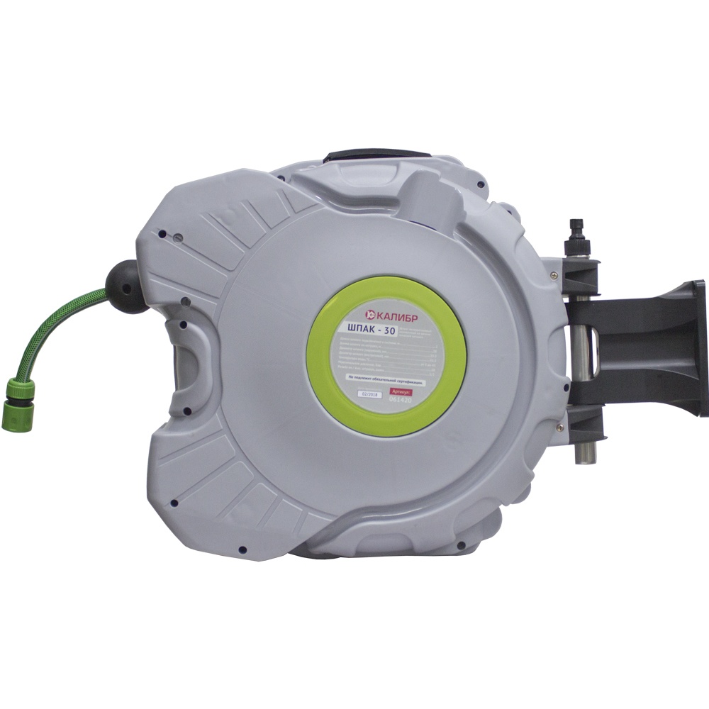 68512 Калибр Шланг поливочный на автоматической катушке ШПАК-30  - Вид №2