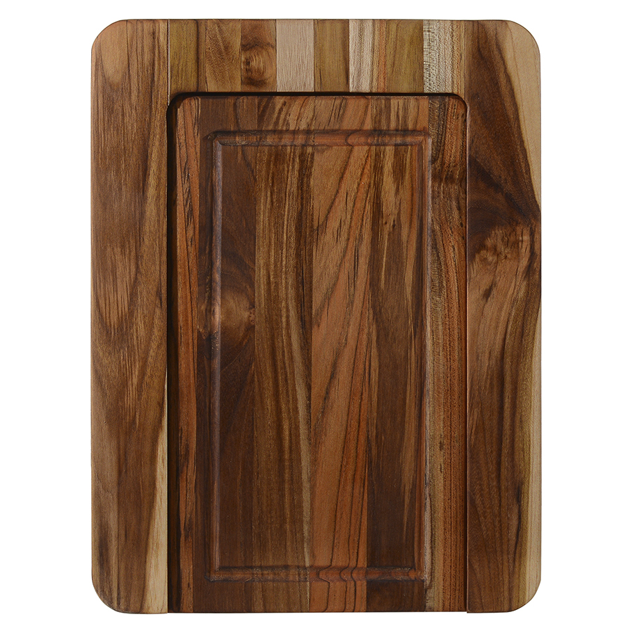 TH110 Набор раздвижной из 2 разделочных досок traditional 41x31 см TEAKHAUS 