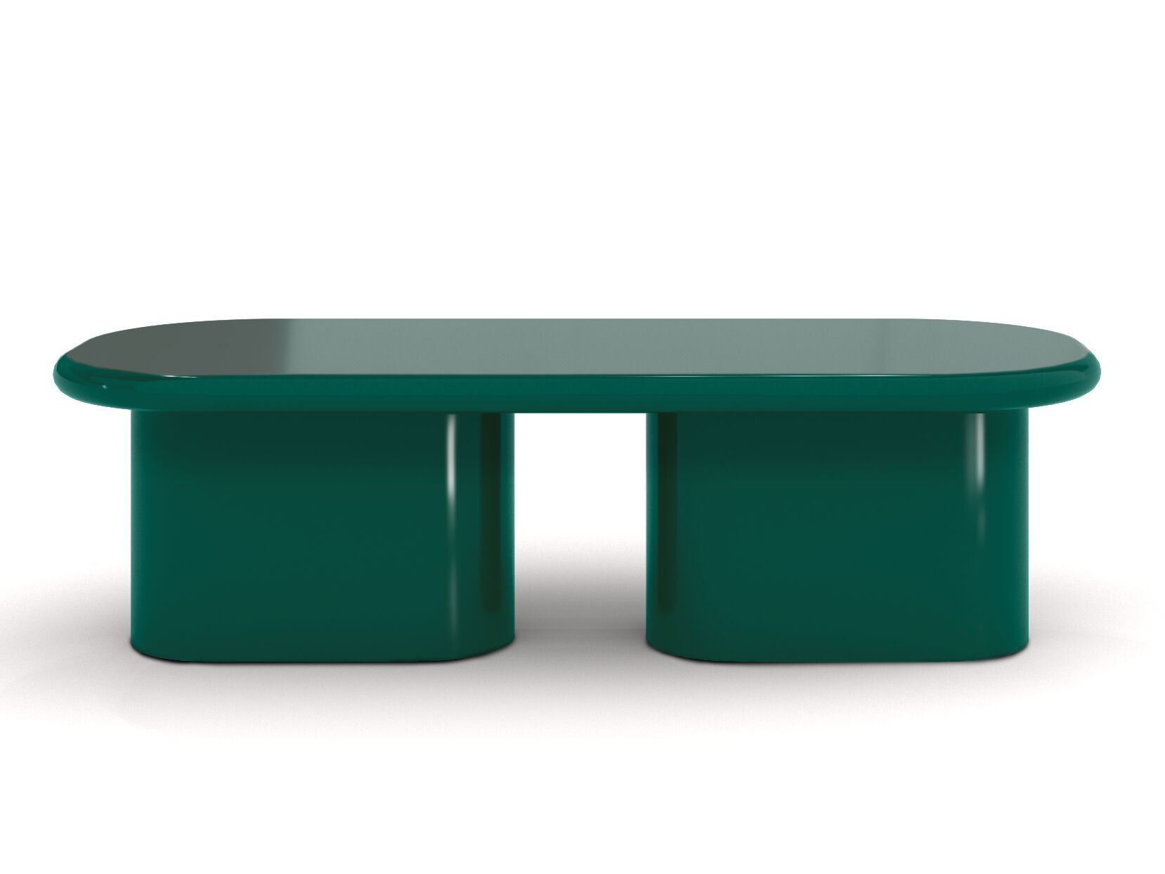 Овальный журнальный столик MDF для гостиной Punto Zero Franca e Allegra ARCH-00004492 - Вид №1