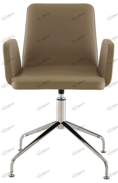 Ligne Roset Вращающееся кресло из ткани с 4 спицами и подлокотниками Vik 10261181