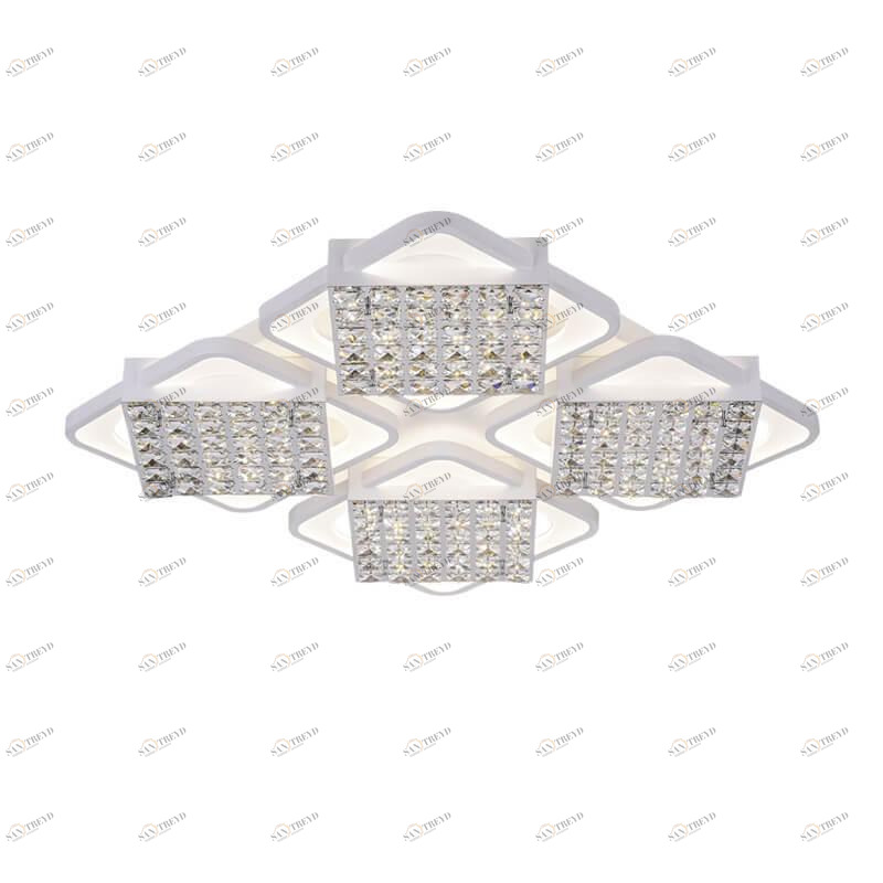 Потолочный светильник хрустальный белый Ambrella Light Modern Acrylic FA128 AMBRELLA LIGHT ДИЗАЙНЕРСКИЕ, MODERN ACRYLIC 00-3890625 Белый 