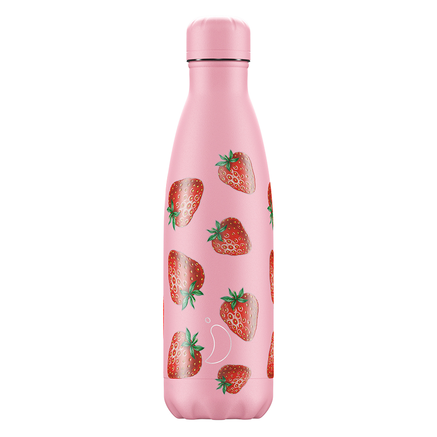 B500NISTR Термос new icon, strawberry, 500 мл Chilly's Bottles 