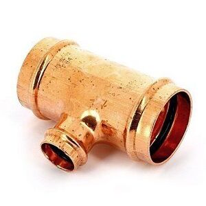 Тройник пресс 54x28x54 медный IBP