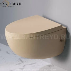 S511.131 Подвесной унитаз настенный Бежевый A. e T. Italia OVAL Италия