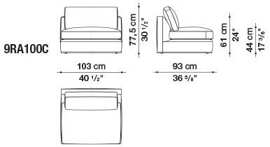 B&B Italia Диван из ткани Richard sun-id-1429934 - Вид №3