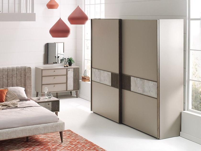 Enza Home Шкаф с раздвижными дверцами с ящиками Praga sun-id-1505780 - Вид №3