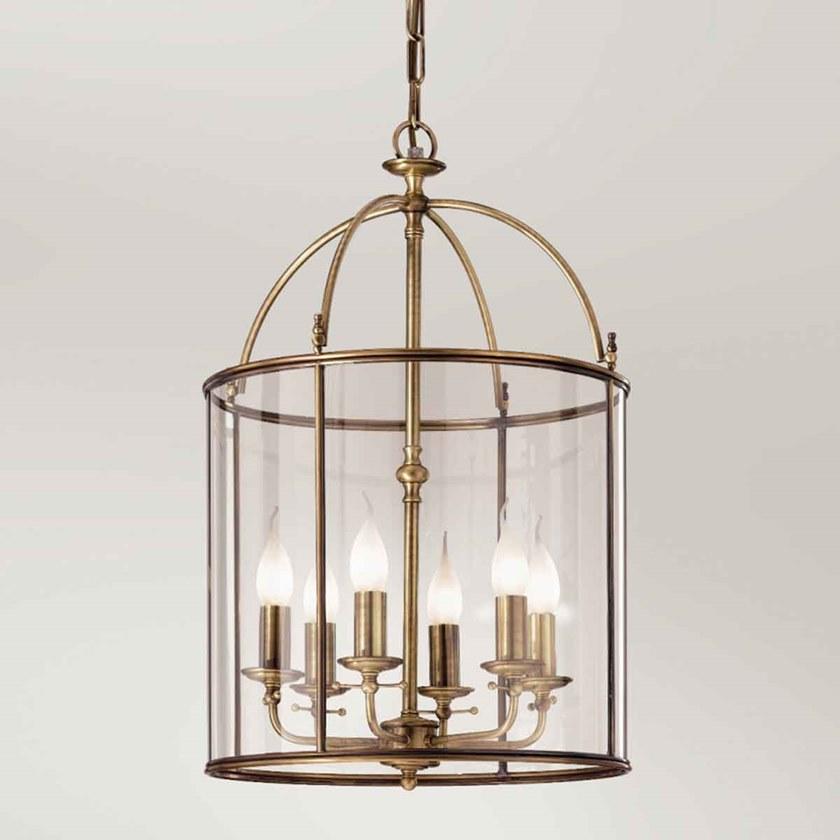 Il Fanale Подвесной светильник из латуни и стекла Rilegato 504.00.80/506.00.80 - Вид №1