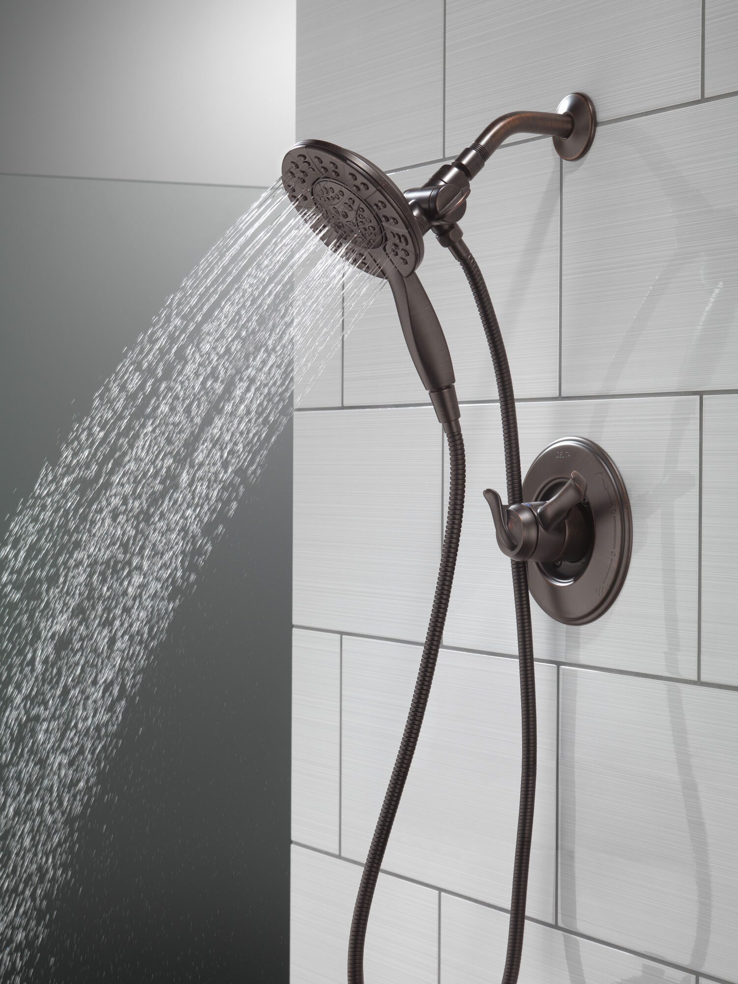 58499-RB In2ition HSSH 1,75 галлона в минуту, 4 настройки Delta Faucet Universal Showering Венецианская бронза  - Вид №13