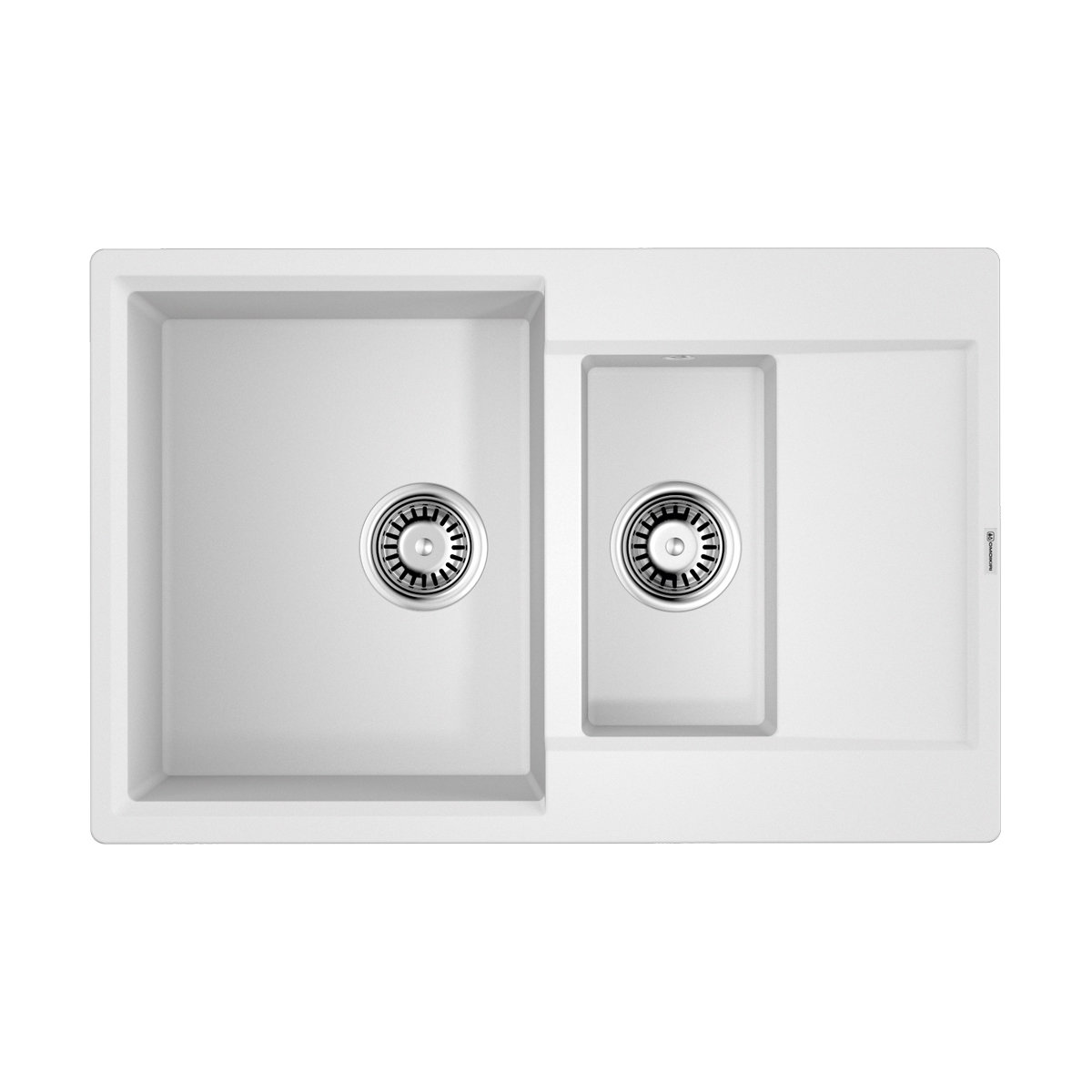 Кухонная мойка Daisen 78-2T WH OMOIKIRI 4993530