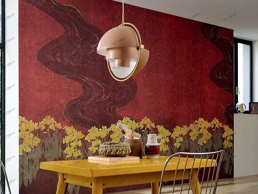 Élitis Моющиеся бумажные обои Soleil levant sun-id-1382780