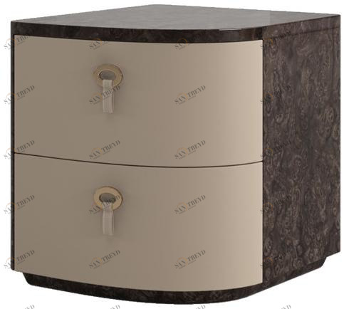 Reiggi Тумбочка квадратная с ящиками Muse Rg721