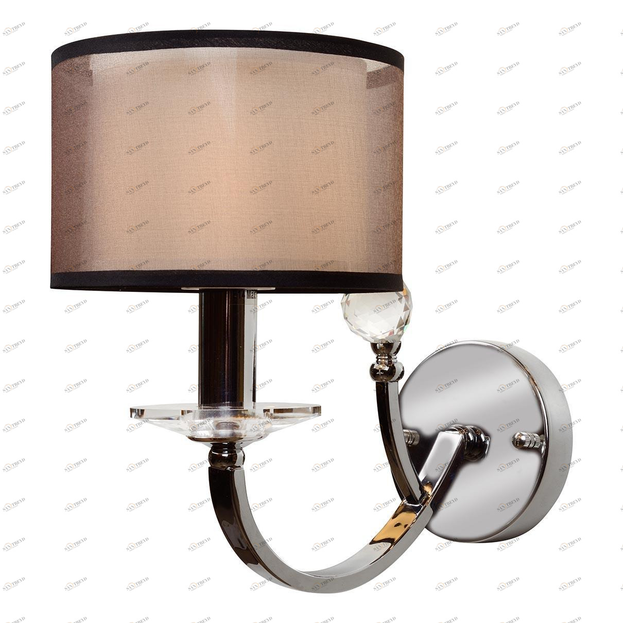 Бра настенное коричневое iLamp America 88049/1B CR ILAMP AMERICA 00-3949088 Коричневый