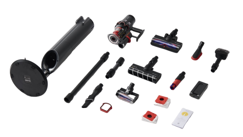 5484935 Пылесос  вертикальный  Deerma DEM-T50W Station  серый STDN-0144341 - Вид №4