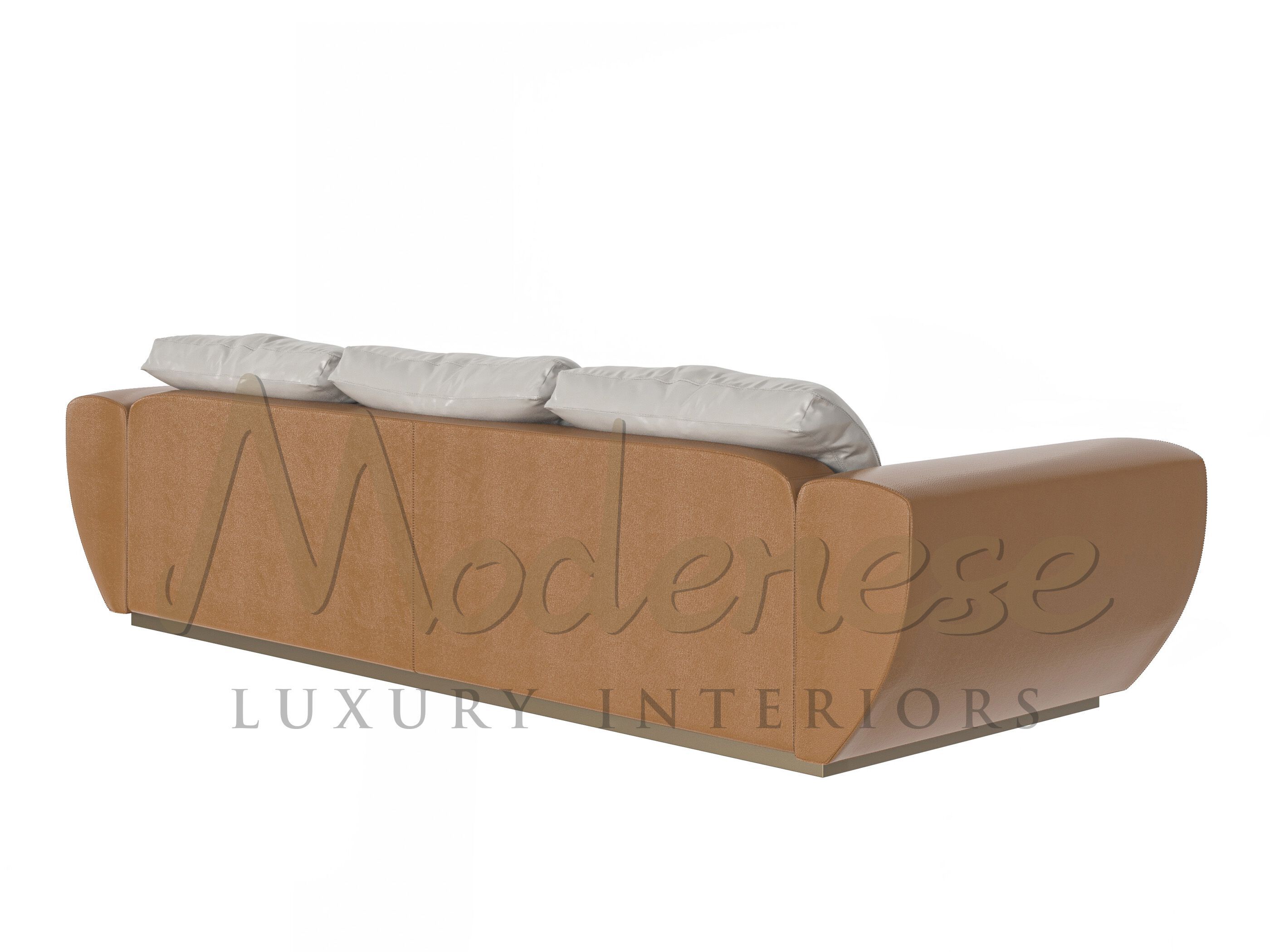4-местный кожаный диван Modenese Luxury Interiors AURA MINIMALIST ARCH-00061288 - Вид №2