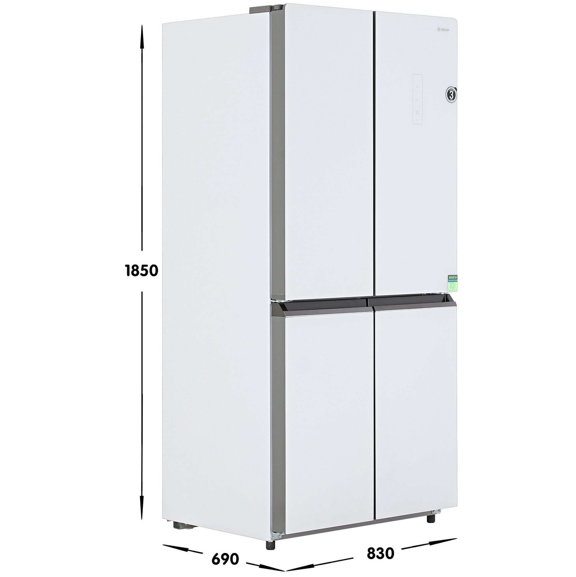 5414340 Холодильник многодверный   DEXP MCr4-51AKA белый STDN-0018750 - Вид №6
