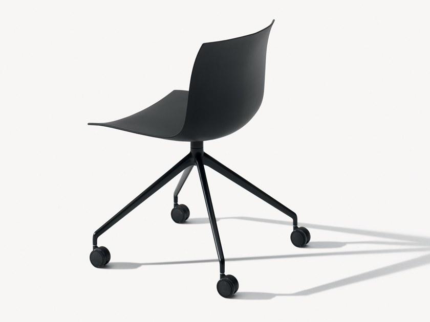 arper Стул полипропиленовый на колесиках Catifa 53 sun-id-1469660 - Вид №1