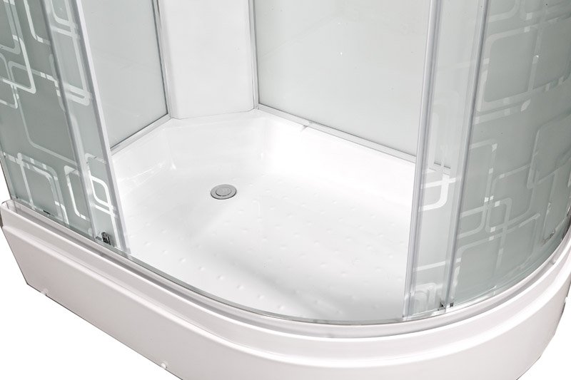 L 920 L стандартная Душевая кабина DETO Серия L ЕМ2712 L с гидромассажем (гм.) - Вид №1