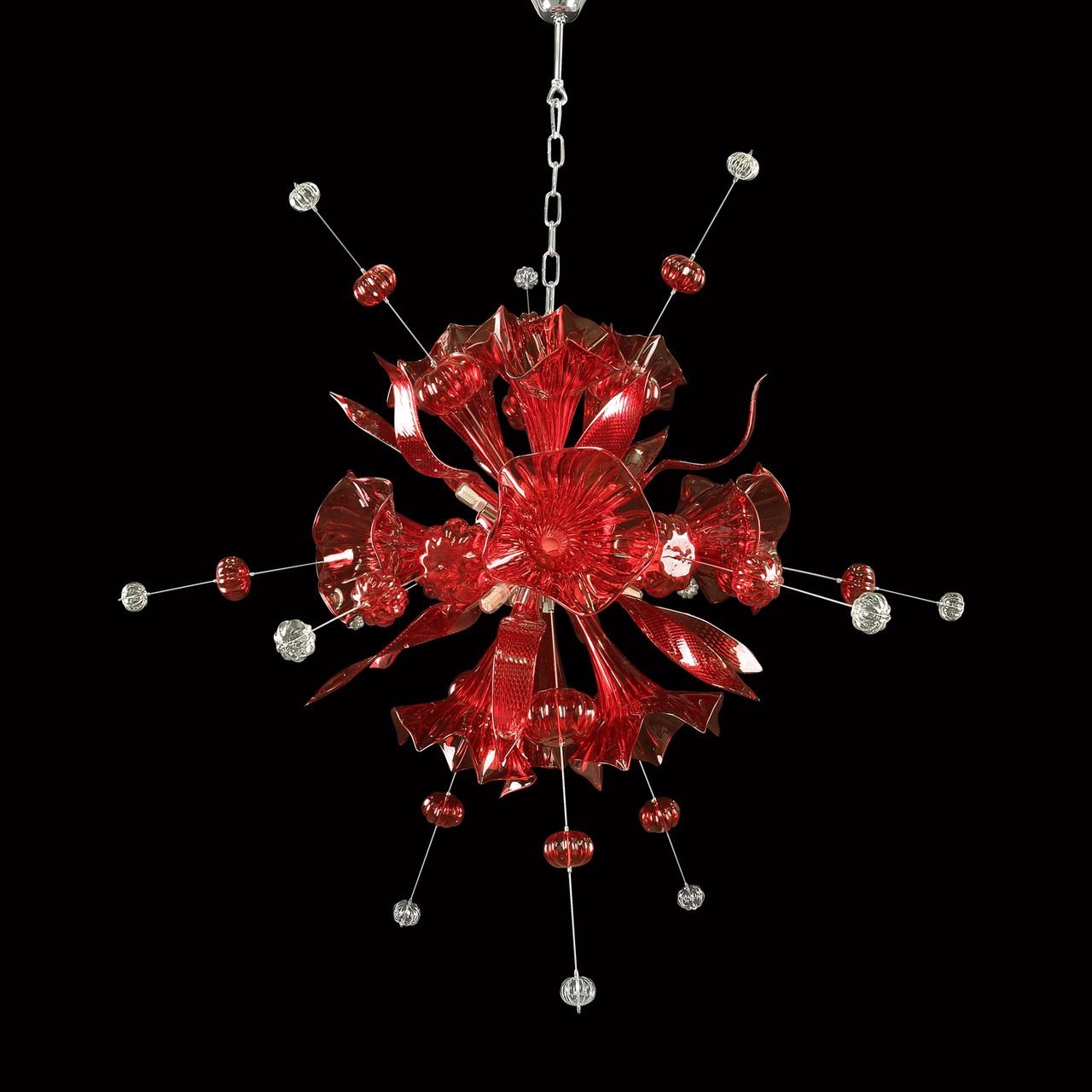 Подвесная люстра Lightstar Celesta 893122 LIGHTSTAR ДИЗАЙНЕРСКИЕ, CELESTA 057542 Красный  - Вид №1